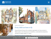 Tablet Screenshot of houseschools.com